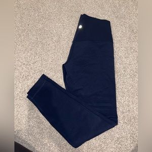 Lululemon align leggings 25” navy size 6